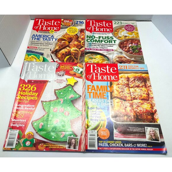 Taste Of Home Magazines Lot of 13 Mostly 2012-2016 Cooking Recipes Cookbooks - Picture 3 of 8